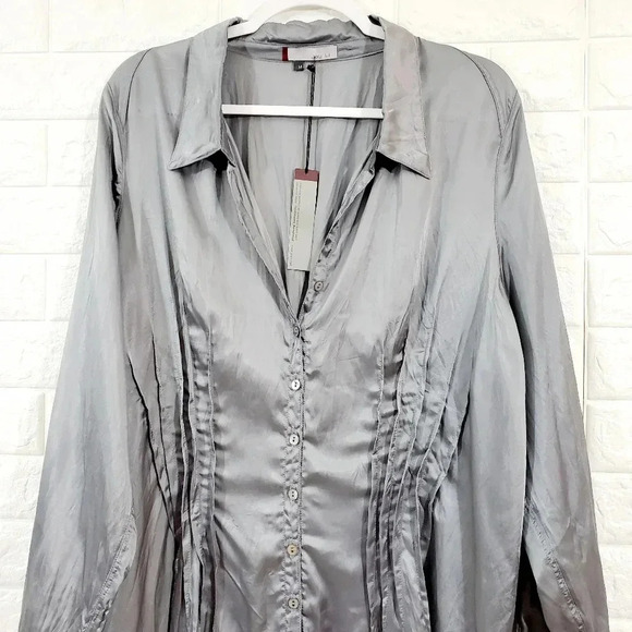 NWT JOY LI SHIRT DRESS.SIZE M. - Picture 5 of 5